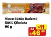 A101 1 Kasım 2025 Kataloğu Vince 80 gr Bütün Bademli Sütlü Çikolata