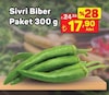 A101 18 Aralık 2025 Kataloğu Sivri Biber Paket 300 g 