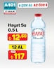 A101 27 Aralık 2025 Kataloğu Hayat 0.5 lt Su
