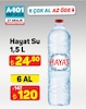 A101 27 Aralık 2025 Kataloğu Hayat Su 1.5 lt Pet Şişe