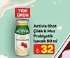A101 26 Şubat 2026 Kataloğu Activia Shot Çilek ve Muzlu 80 ml