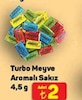 A101 19 Mart 2026 Kataloğu Turbo Meyve Aromalı Sakız 4.5 g 