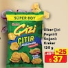 A101 13 Mayıs 2026 Kataloğu Ülker Çizi Çıtır Peynirli ve Soğanlı Süper Boy 120 gr