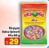 A101 11 Haziran 2026 Kataloğu Ekşiyüz Karışık Meyve ve Kola Aromalı Şekerli Sakız 80 gr