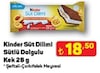 A101 9 Temmuz 2026 Kataloğu Kinder Süt Dilimi Şeftali ve Çarkıfelek Meyvesi 28 gr