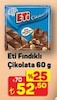 A101 18 Temmuz 2026 Kataloğu Eti Çifte Kavrulmuş Fındıklı 60 gr Kare Çikolata