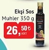 Bim 6 Şubat 2024 Kataloğu Muhler Ekşi Sos 350 g