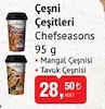 Bim 14 Mayıs 2024 Kataloğu Chefseasons Çeşni 75 g Çeşitleri