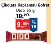 Bim 26 Haziran 2024 Kataloğu Ülker Dido Çikolatalı Gofret 35 gr