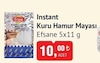 Bim 12 Eylül 2024 Kataloğu Efsane İnstant Kuru Hamur Mayası 5x11 g 