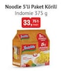 Bim 31 Ekim 2024 Kataloğu Indomie Körili Hazır Noodle 5x75 gr