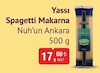 Bim 31 Ekim 2024 Kataloğu Nuh 'un Ankara Vitaminli Makarna 500 gr