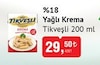 Bim 19 Kasım 2024 Kataloğu Tikveşli %18 Yağlı 200 ml Yemeklik Krema