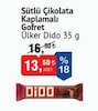 Bim 25 Aralık 2024 Kataloğu Ülker Dido Çikolatalı Gofret 35 gr