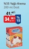 Bim 26 Aralık 2024 Kataloğu Dost %35 Yağlı Krema 200 ml