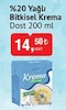 Bim 7 Ocak 2025 Kataloğu Dost %20 Yağlı Bitkisel Krema 200 ml
