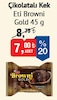 Bim 3 Ocak 2025 Kataloğu Eti Browni Gold Çikolatalı Kek 45 gr