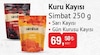 Bim 18 Şubat 2025 Kataloğu Simbat Kuru Kayısı 250 g Çeşitleri