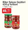 Bim 7 Mart 2025 Kataloğu Yurdum Tatlı/Acı Biber Salçası Çeşitleri 