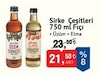 Bim 14 Mart 2025 Kataloğu Fıçı Üzüm/Elma Sirke Çeşitleri 750 ml 