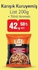 Bim 25 Mart 2025 Kataloğu List Karışık Kuruyemiş Tütsü Aromalı 200 g 