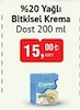 Bim 27 Mayıs 2025 Kataloğu Dost %20 Yağlı Bitkisel Krema 200 ml