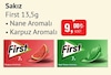 Bim 20 Mayıs 2025 Kataloğu First 13.5 gr Yeşil Nane Aromalı Sakız