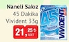 Bim 20 Mayıs 2025 Kataloğu Vivident 45 Dakika Nane Aromalı 33 gr Sakız