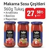 Bim 3 Haziran 2025 Kataloğu Tukaş Arrabbiata Makarna Sosu 360 gr