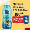 Bim 27 Haziran 2025 Kataloğu Bolbol %45 Yağlı Mayonez 870 g