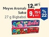 Bim 19 Temmuz 2025 Kataloğu Big Babol Karışık Meyve Aromalı 27 gr Sakız