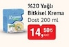 Bim 29 Temmuz 2025 Kataloğu Dost %20 Yağlı Bitkisel Krema 200 ml 