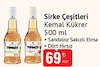 Bim 19 Ağustos 2025 Kataloğu Kemal Kükrer Yudumluk 500 ml Sandaloz Sakızlı Elma Sirkesi