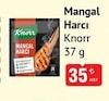 Bim 9 Eylül 2025 Kataloğu Knorr Mangal Harcı 37 gr
