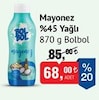 Bim 6 Eylül 2025 Kataloğu Bolbol Mayonez %45 Yağlı 870 g