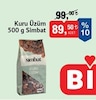 Bim 12 Eylül 2025 Kataloğu Simbat Kuru Üzüm 500 g