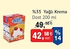 Bim 20 Eylül 2025 Kataloğu Dost %35 Yağlı Krema 200 ml 