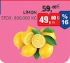 Bim 26 Eylül 2025 Kataloğu Limon kg