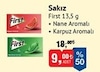 Bim 11 Ekim 2025 Kataloğu First Sakız Nane/Karpuz Aromalı 13.5 g 