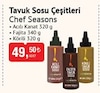 Bim 21 Ekim 2025 Kataloğu Chef Seasons Tavuk Sosu Çeşitleri 320/340 g