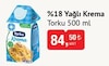Bim 11 Kasım 2025 Kataloğu Torku %18 Yağlı Krema 500 ml
