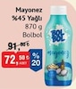 Bim 8 Kasım 2025 Kataloğu Bolbol Mayonez %45 Yağlı 870 g
