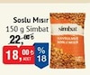 Bim 26 Aralık 2025 Kataloğu Simbat Soslu Mısır 150 g
