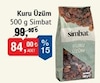 Bim 26 Aralık 2025 Kataloğu Simbat Kuru Üzüm 500 g