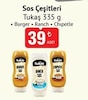 Bim 13 Ocak 2026 Kataloğu Tukaş 335 gr Ranch Sos