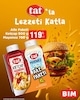 Bim 17 Ocak 2026 Kataloğu Tat Aile Paketi Ketçap 900 g + Mayonez 780 g