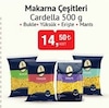 Bim 10 Şubat 2026 Kataloğu Cardella Makarna Çeşitleri 500 g
