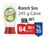 Bim 7 Mart 2026 Kataloğu Calve Ranch Sos 245 gr