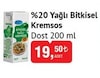 Bim 14 Nisan 2026 Kataloğu Dost %20 Yağlı Bitkisel Kremsos 200 g 