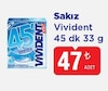 Bim 10 Nisan 2026 Kataloğu Vivident 45 Dakika Nane Aromalı 33 gr Sakız